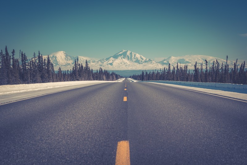 road, mountains, nature, hd, 4k, snow