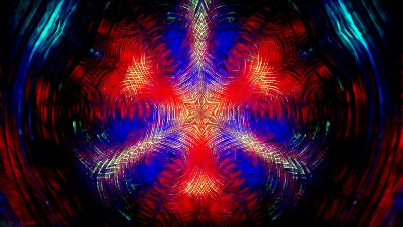 pattern, colorful, bright, fractal, abstraction, 4k