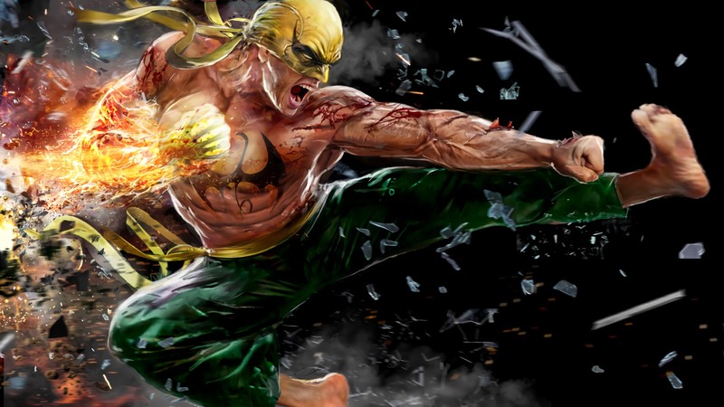 iron fist, artwork, hd, superheroes