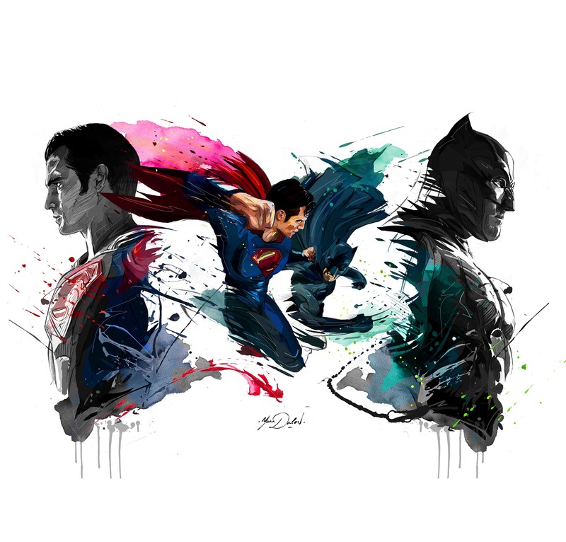 batman, superman, hd, 4k, artwork, artist, behance, superheroes, digital art