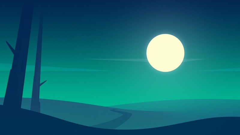 minimalist, minimalism, artist, landscape, digital art, hd, deviantart