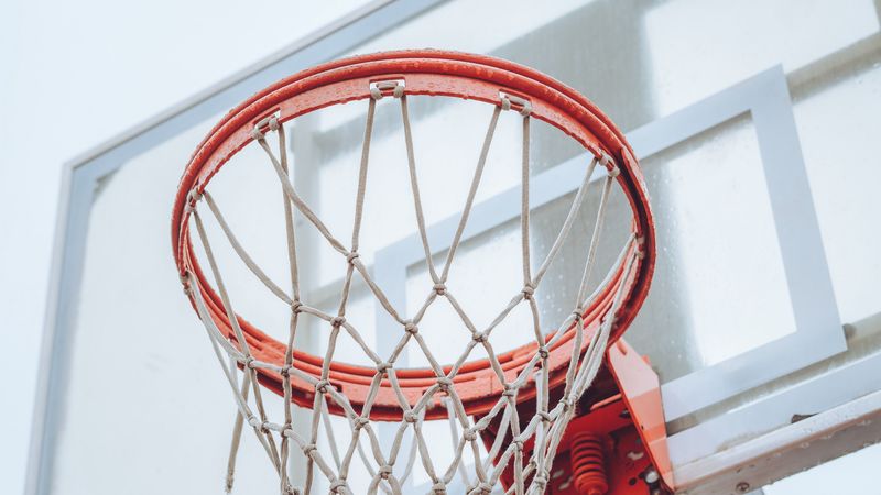 basketball hoop, basketball, hoop, net, backboard, 4k HD Wallpaper