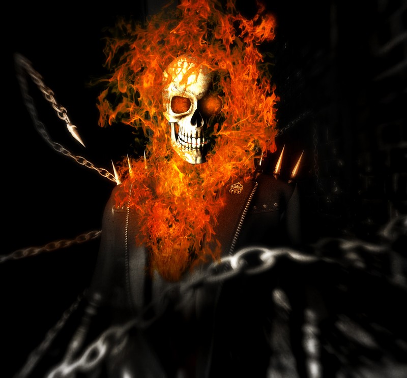 ghost rider, artwork, 4k, hd, artist, deviantart