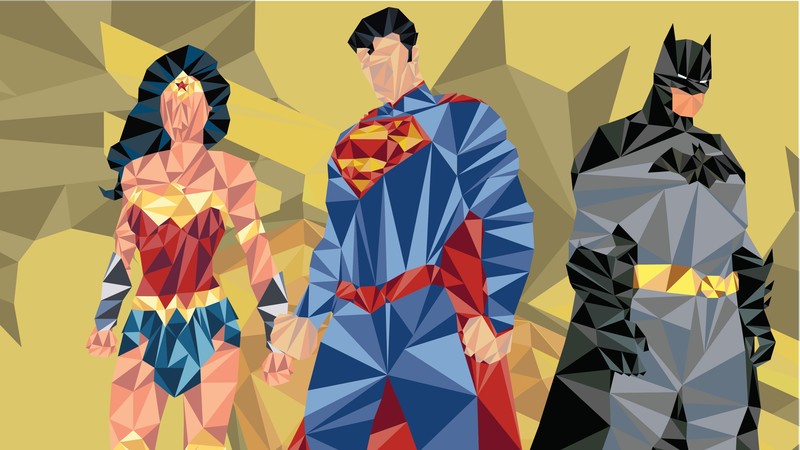 batman, wonder woman, superman, hd, 4k, artist, artwork, behance, superheroes
