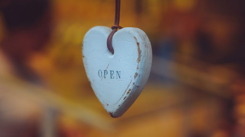 heart, wooden, white, inscription, 4k