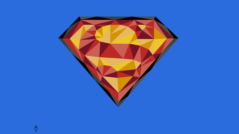 superman, logo, 4k, artwork, hd, artist, superheroes, digital art