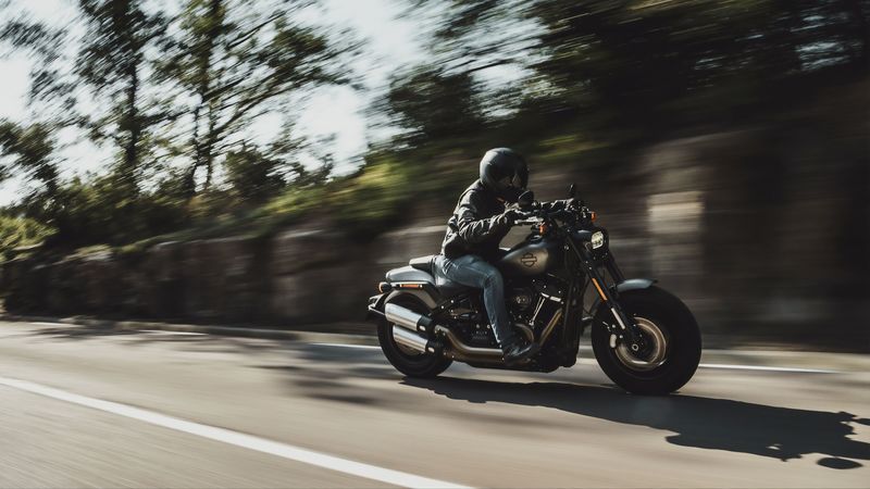 harley-davidson, motorcycle, bike, biker, road, speed, 4k