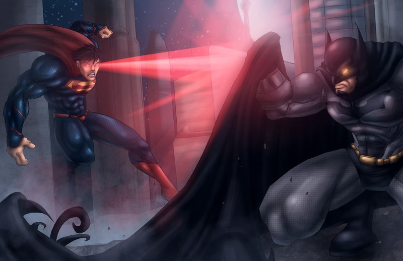 batman, superman, artwork, 5k, 4k, hd, artist, artwork, deviantart, digital art
