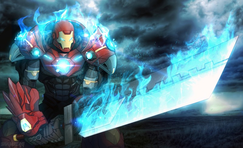 iron man, hd, 4k, artwork, artist, digital art, superheroes, deviantart