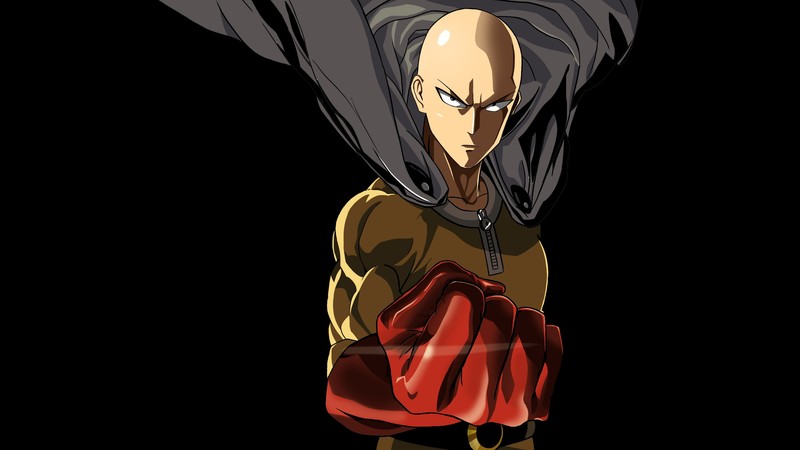 one punch man, anime, hd, 4k