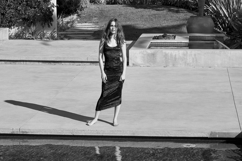 lily collins, girls, celebrities, model, hd, monochrome, black and white