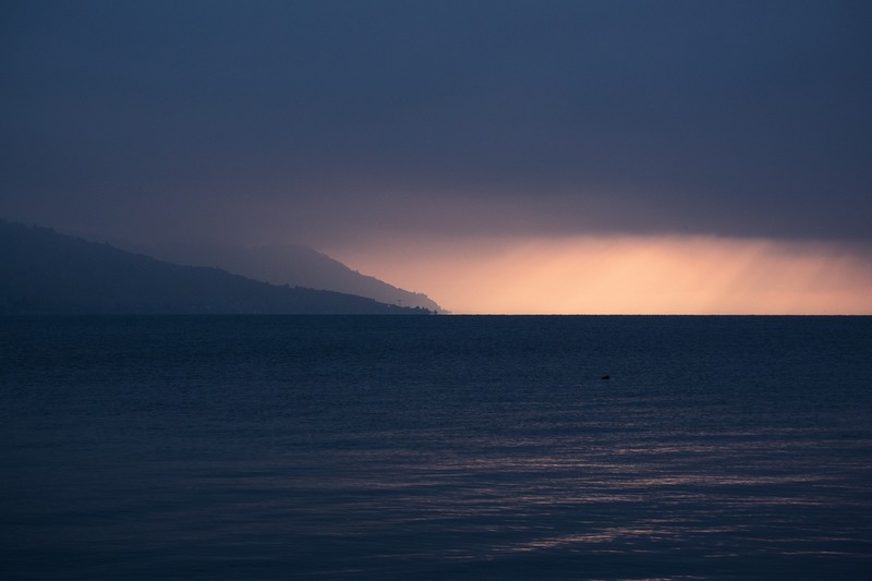 sea, ocean, horizon, clouds, nature, hd, 4k, 5k