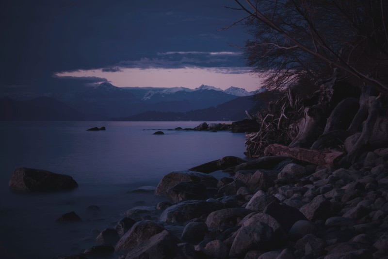 mountains, sea, rocks, nature, hd, 4k, 5k