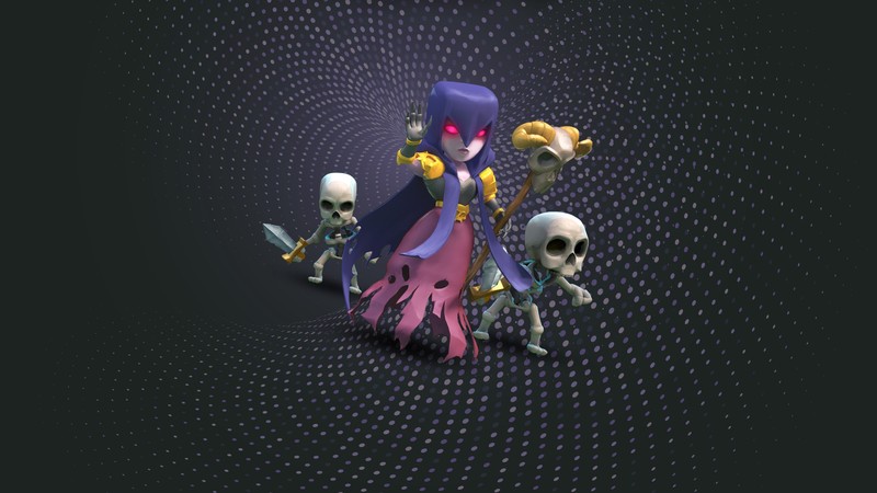 clash of clans, supercell, games, hd, witch