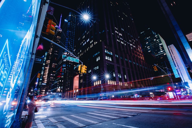 new york, city, street, long exposure, photography, hd, 4k, 5k
