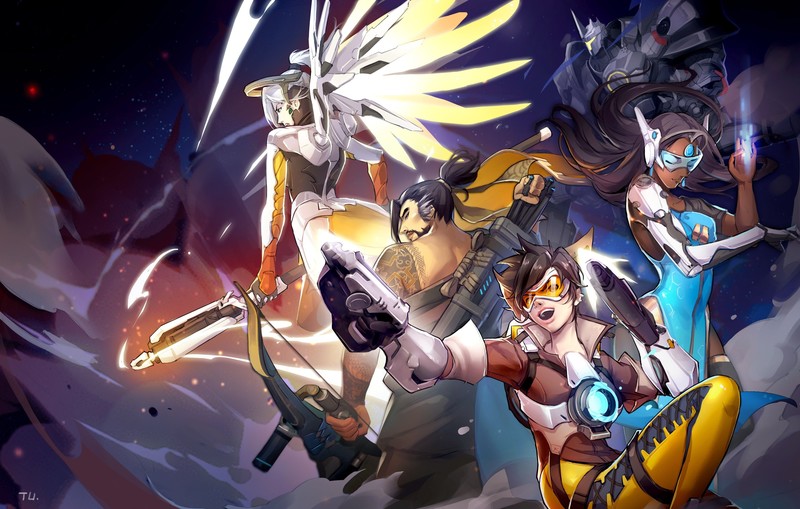 overwatch, 4k, artwork, games, hd