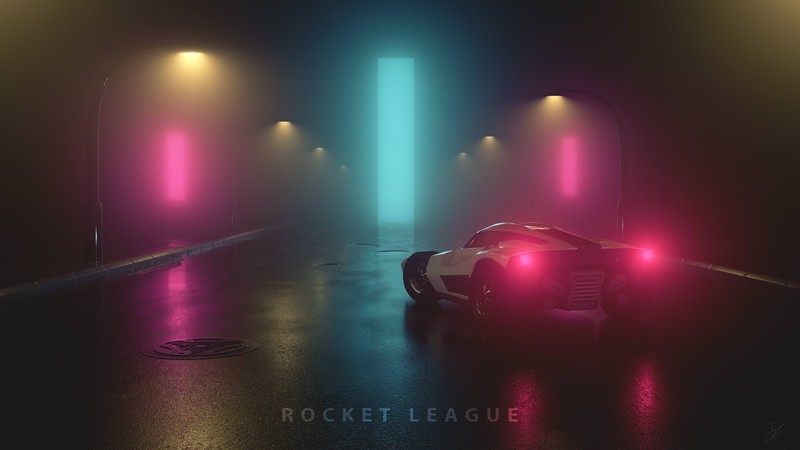rocket league, games, cars, artist, artwork, digital art, hd, artstation, 3d