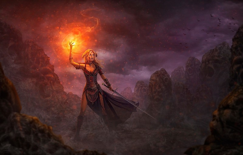 artist, hd, artwork, digital art, warrior