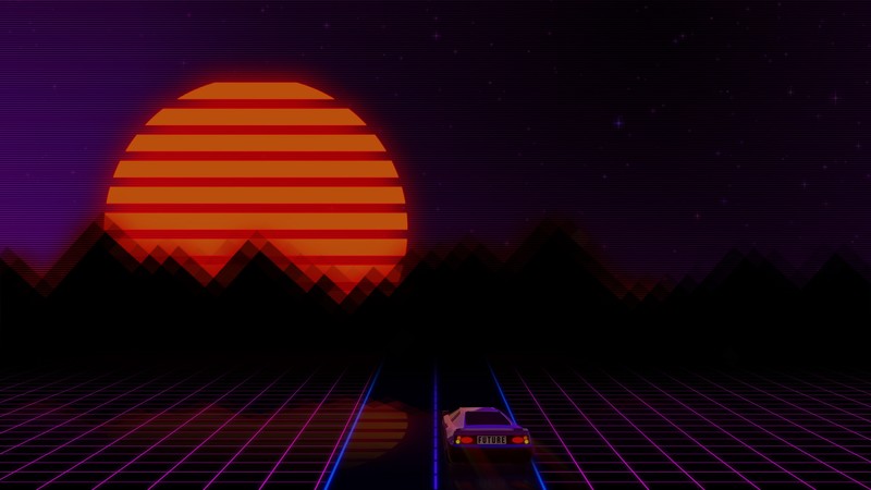 retrowave, city, artistic, artist, hd, 4k, artwork