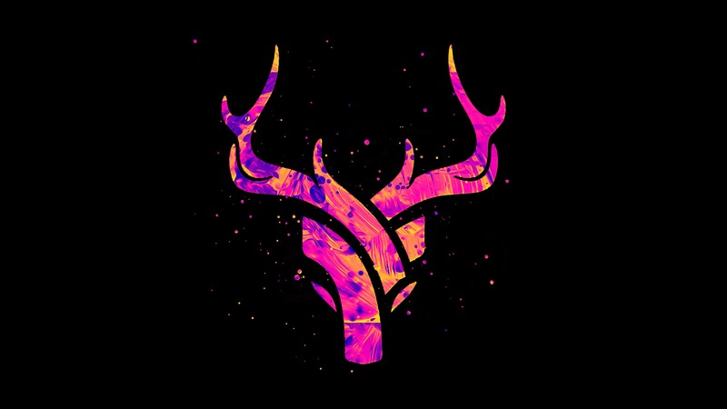 deer, abstract, artist, artwork, digital art, hd, minimalism, minimalist, 4k