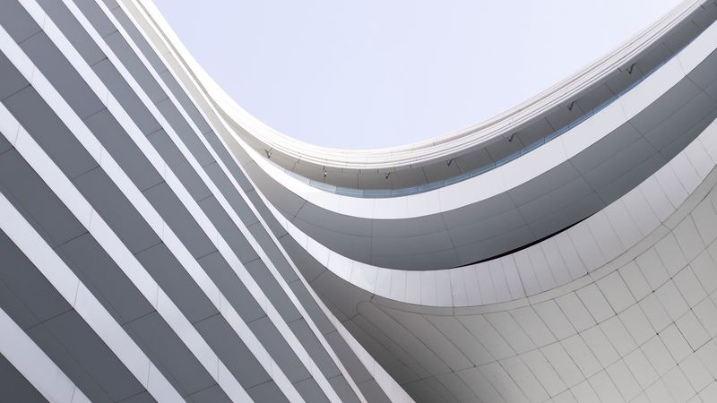 building, architecture, facade, shape, 4k