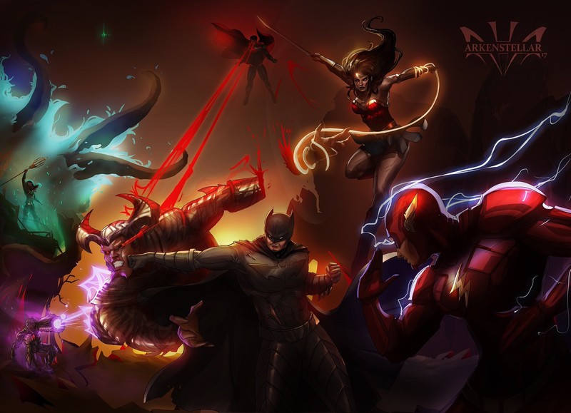 justice league, artwork, artist, hd, deviantart