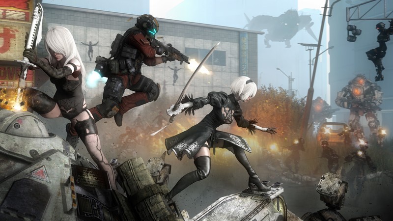 nier automata, 2017 games, games, artwork, 4k, artist, digital art, deviantart