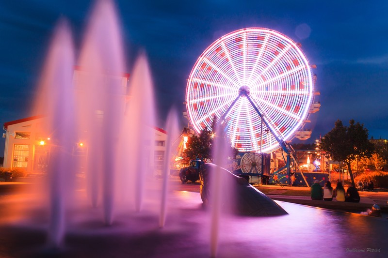 ferris wheel, photography, long exposure, hd, 4k, 5k