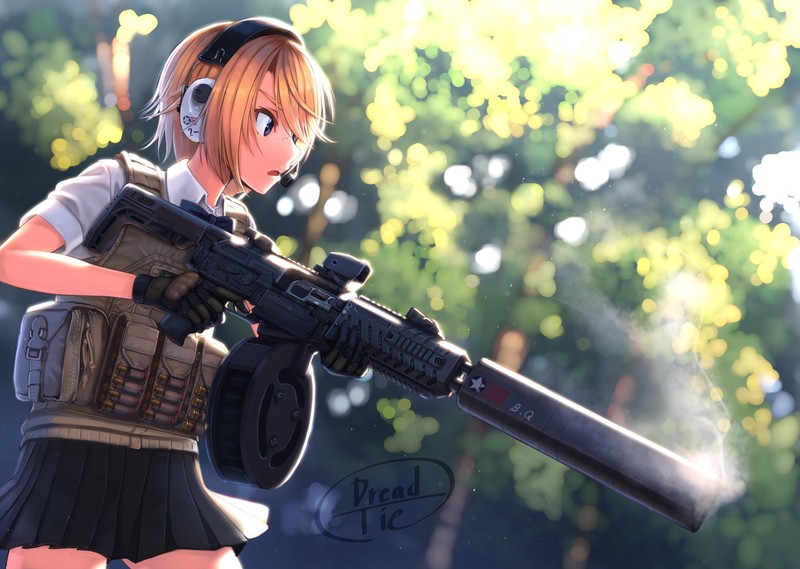 anime girl, anime, hd