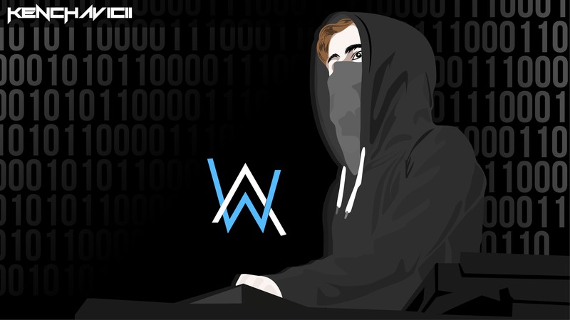 alan walker, music, minimalism, hd, 4k, 5k
