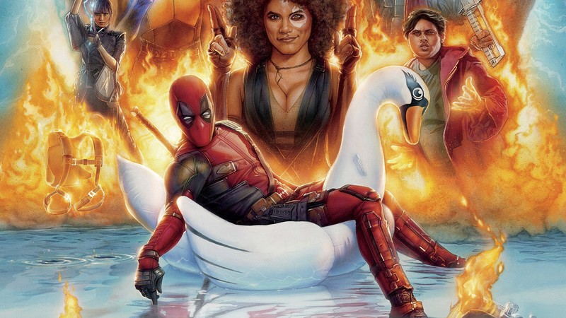 deadpool 2, 2018 movies, movies, hd, domino, deadpool, poster, 4k