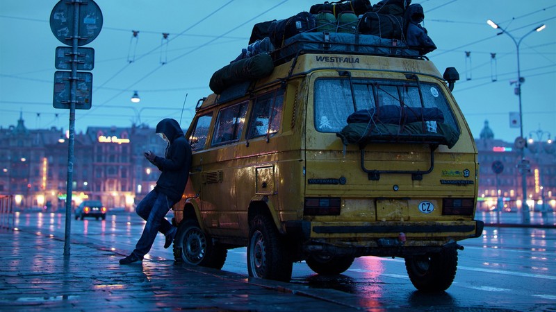 rain, artist, artwork, digital art, hd, rain, artstation