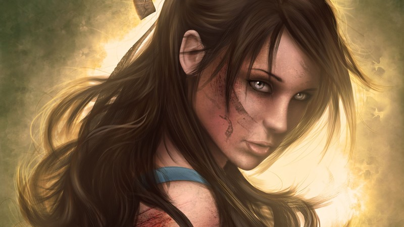 tomb raider, games, fantasy girls, artist, artwork, digital art, hd, 4k