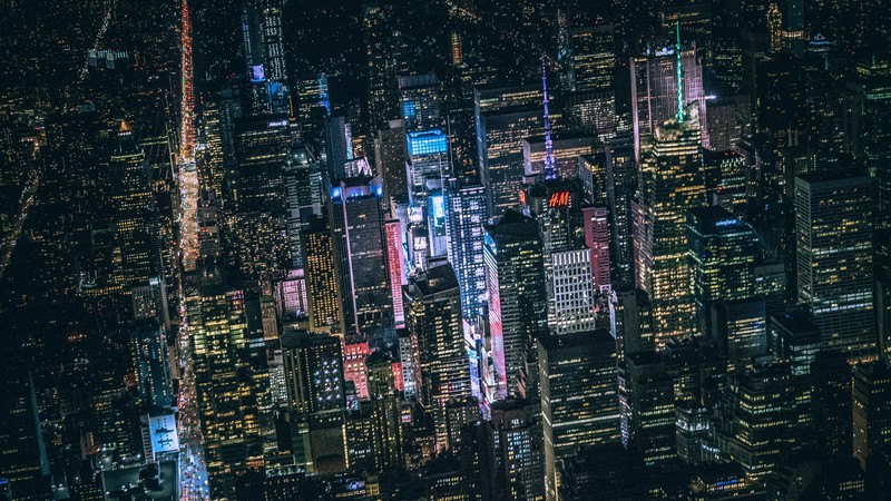 new york, city, night, lights, hd, 4k, 5k, world