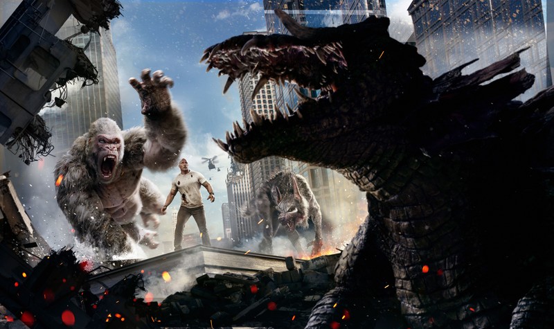 rampage, dwayne johnson, 2018 movies, movies, hd, 4k, 5k, 8k
