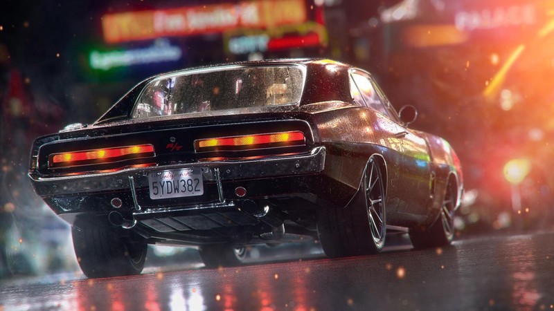 digital art, dodge, reflections, city, artist, artwork, hd, cars