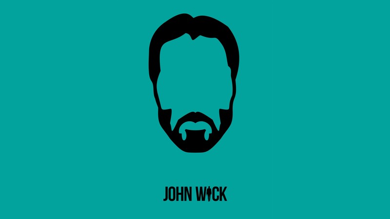 john wick, minimalism, artwork, hd, 4k, 5k, 8k