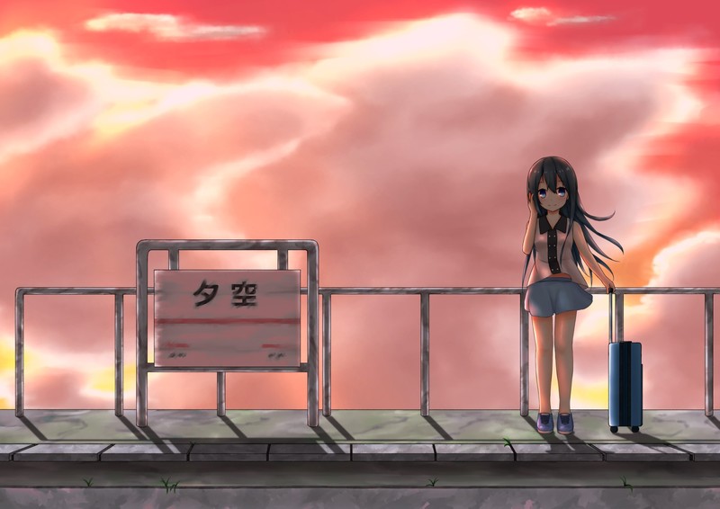 anime girl, anime, artist, artwork, digital art, hd
