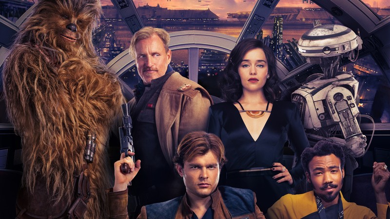solo a star wars story, 2018 movies, movies, hd, emilia clarke, 4k, 5k, chewbacca, han solo, l3 37