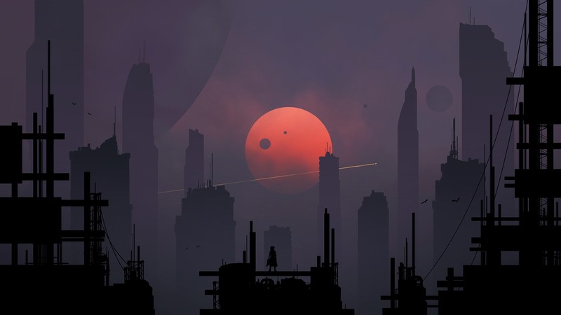scifi, minimalism, artist, artwork, digital art, hd, deviantart