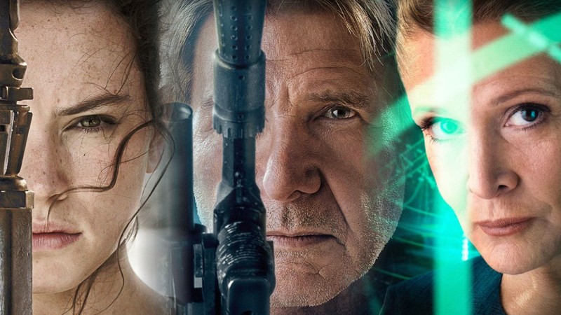 star wars the force awakens, hd, 4k, movies, rey, finn, han solo