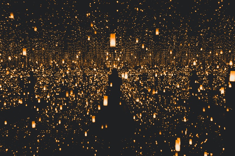 lantern, lights, dark, photography, hd, 4k, 5k
