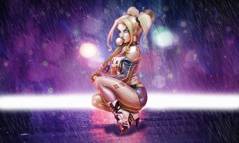 harley quinn, superheroes, artist, artwork, digital art, hd, 4k