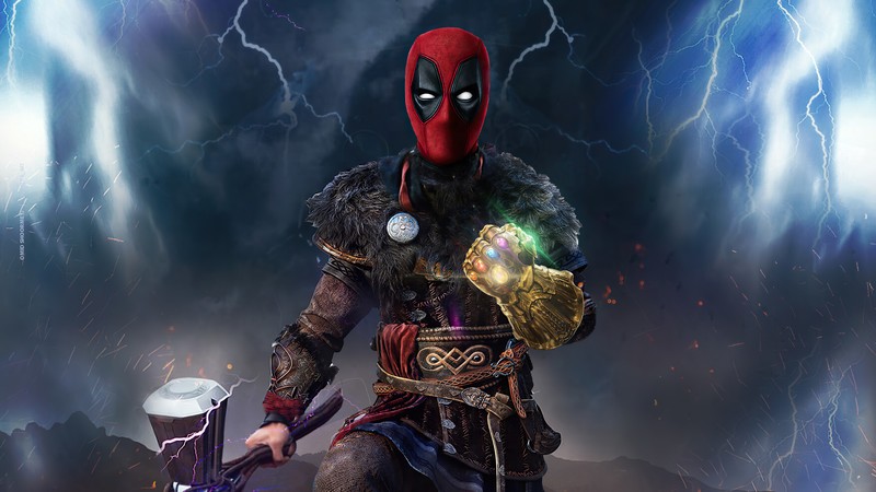 deadpool, superheroes, artwork, hd, 4k, artstation