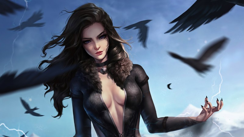 yennefer, artwork, artist, hd, 4k, artstation