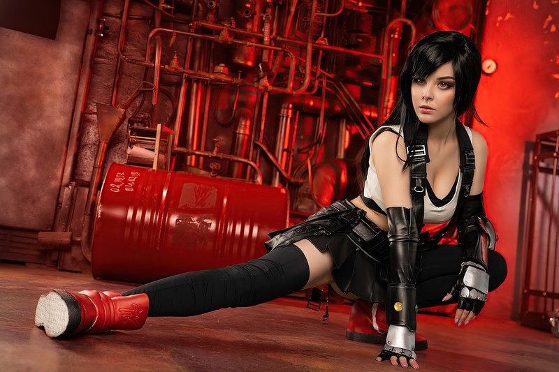 tifa lockhart, final fantasy, games, hd, deviantart, 4k, cosplay