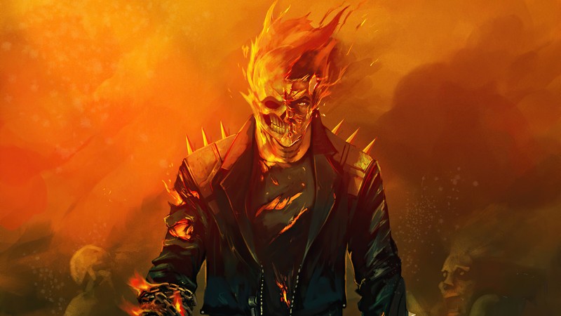 ghost rider, superheroes, artwork, artist, hd, 4k, artstation