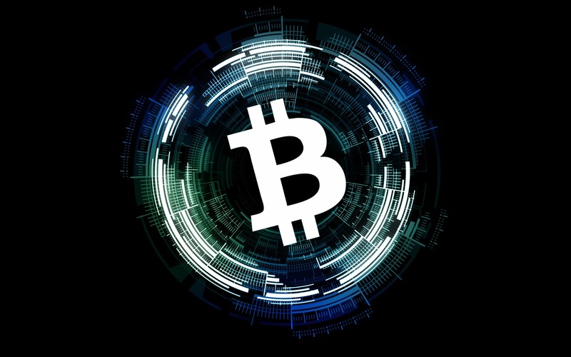 bitcoin, logo, hd, 4k