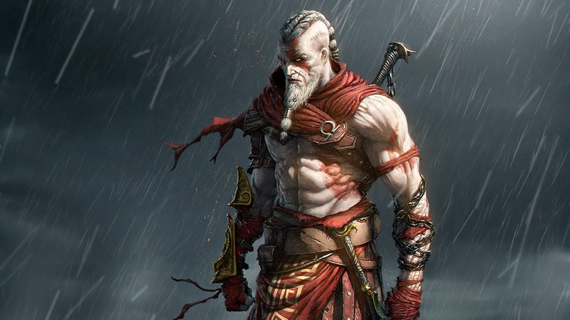 kratos, games, hd, 4k, god of war, artist, artwork, digital art, deviantart