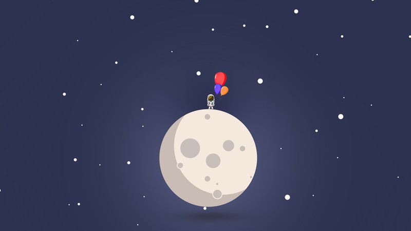 astronaut, artist, artwork, digital art, hd, 4k, minimalism, minimalist, behance